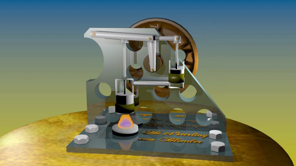 Stirling engine Ross yoke preview image 1
